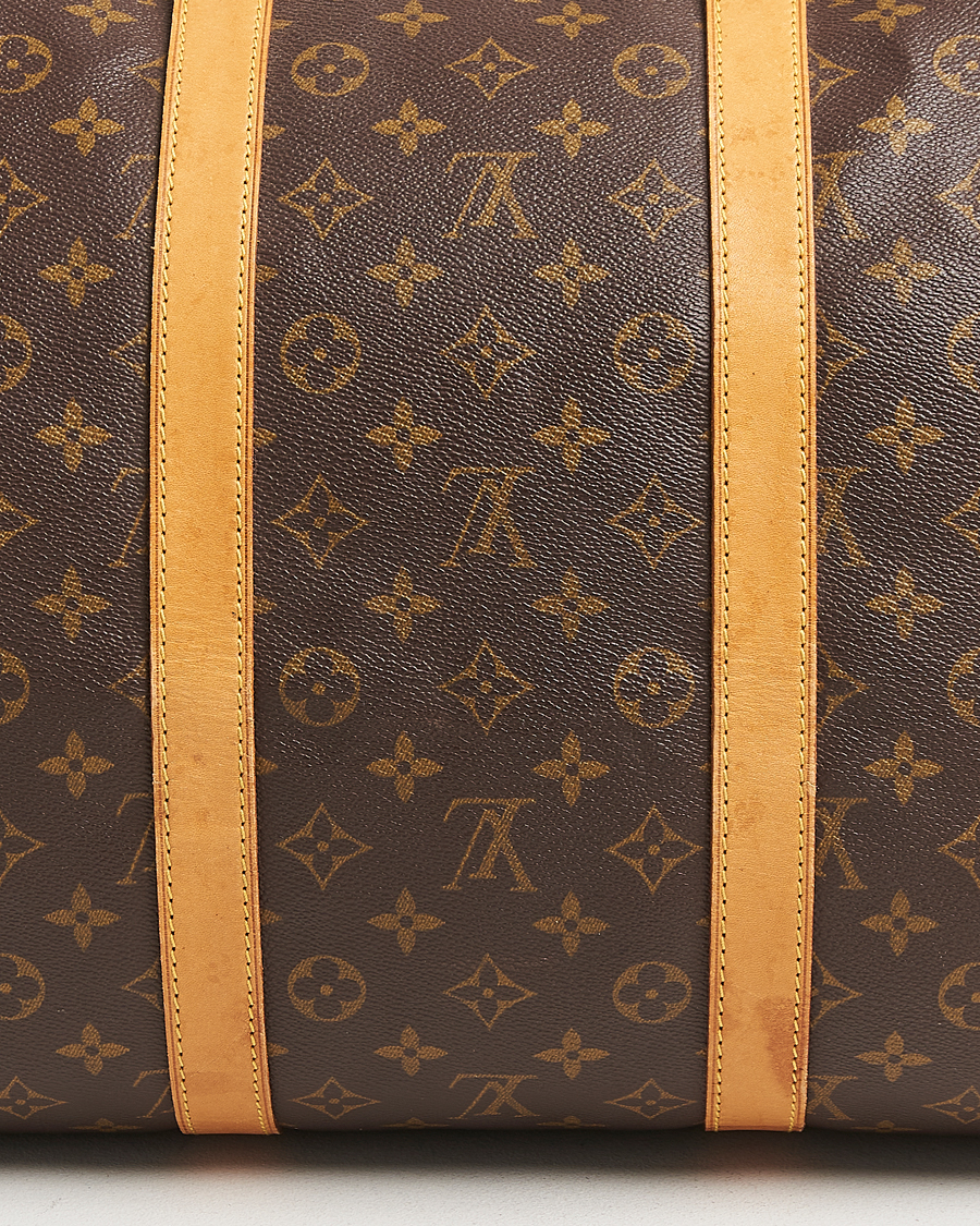 Homme | Louis Vuitton Pre-Owned Keepall 55 Monogram | Louis Vuitton Pre-Owned | Keepall 55 Monogram