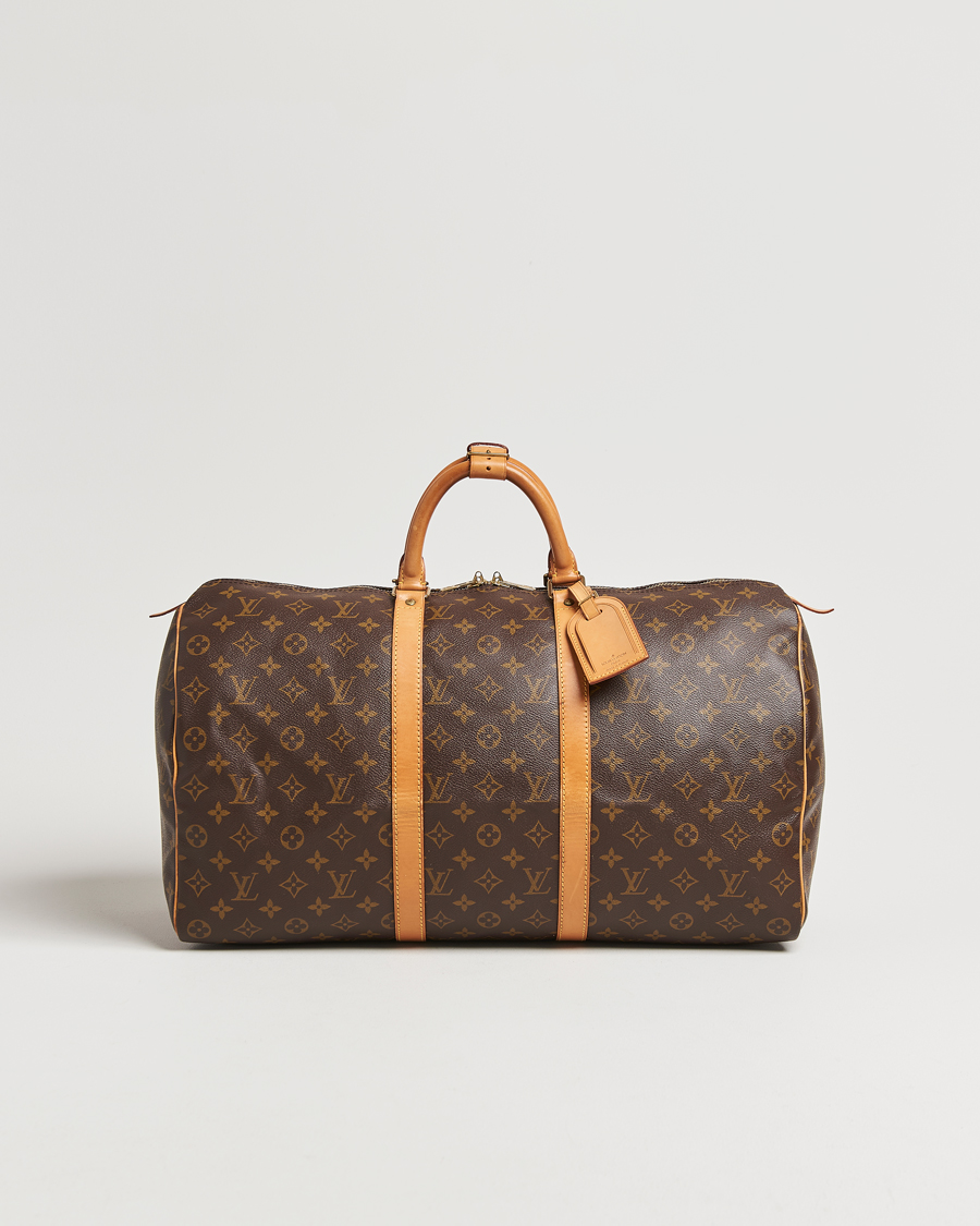 Homme | Louis Vuitton Pre-Owned Keepall 50 Monogram | Louis Vuitton Pre-Owned | Keepall 50 Monogram