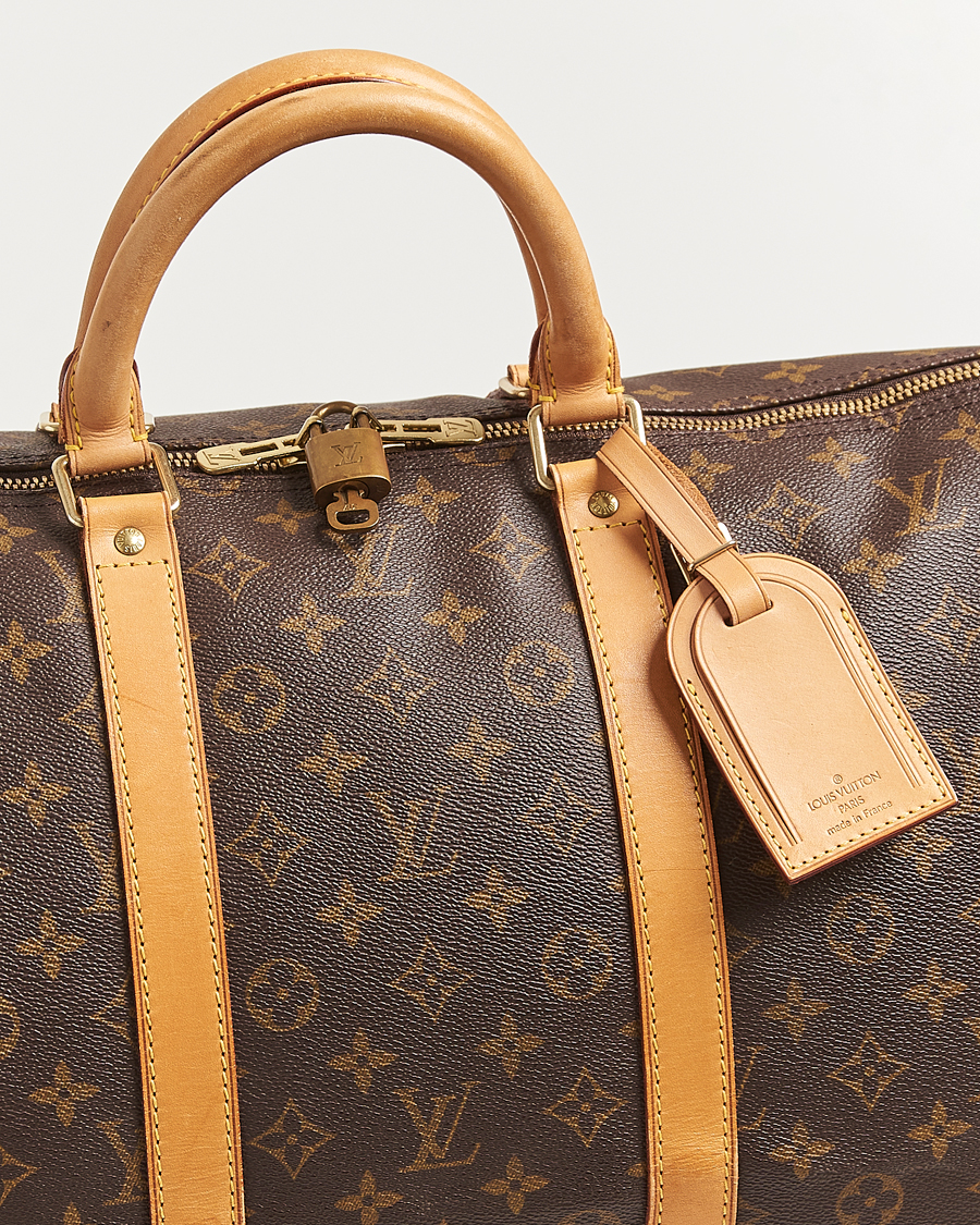 Homme | Louis Vuitton Pre-Owned Keepall 55 Monogram | Louis Vuitton Pre-Owned | Keepall 55 Monogram