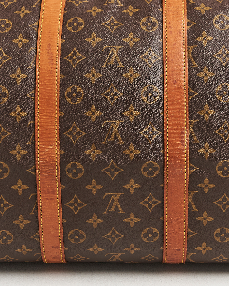 Homme | Louis Vuitton Pre-Owned Keepall Bandoulière 55 Monogram | Louis Vuitton Pre-Owned | Keepall Bandoulière 55 Monogram