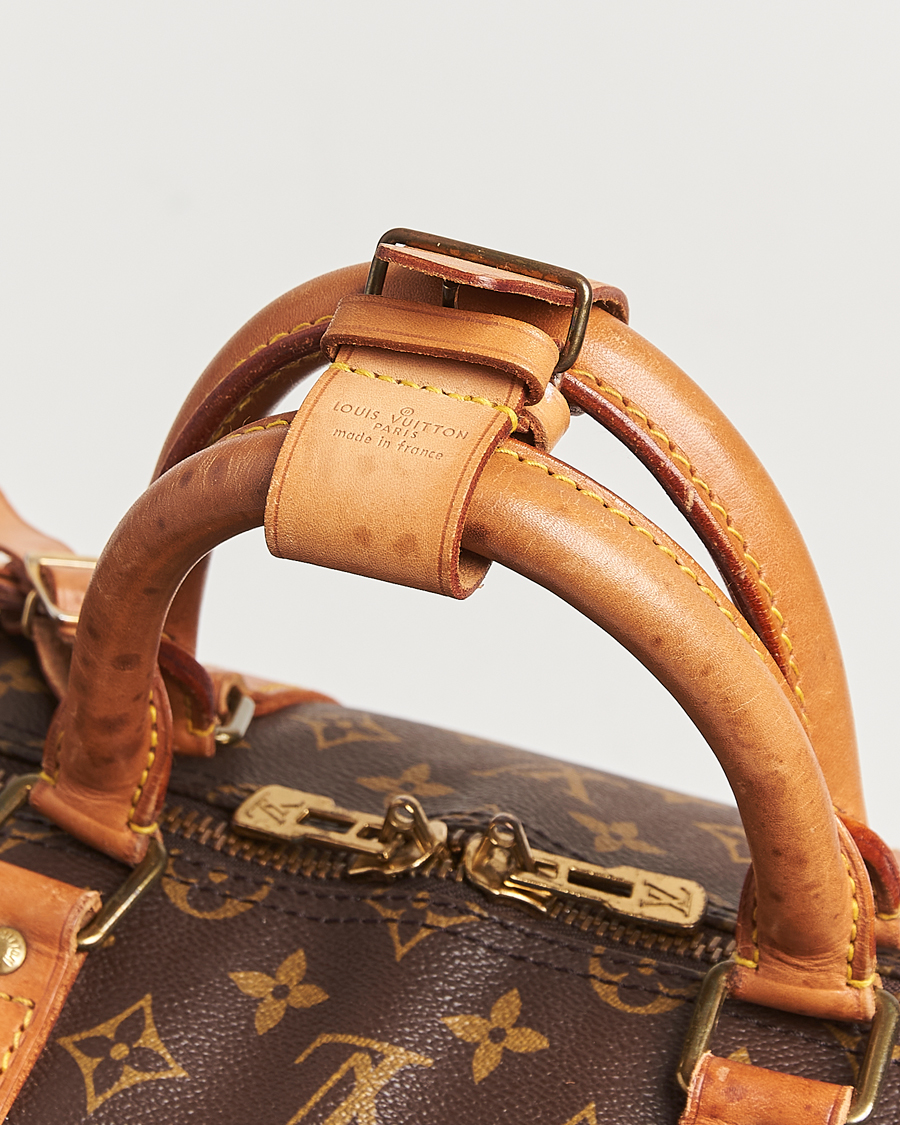 Homme | Louis Vuitton Pre-Owned Keepall Bandoulière 55 Monogram | Louis Vuitton Pre-Owned | Keepall Bandoulière 55 Monogram