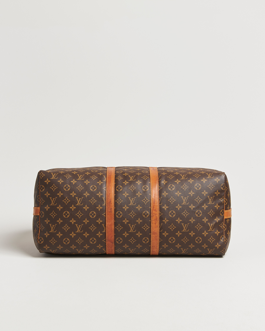 Homme | Louis Vuitton Pre-Owned Keepall Bandoulière 55 Monogram | Louis Vuitton Pre-Owned | Keepall Bandoulière 55 Monogram
