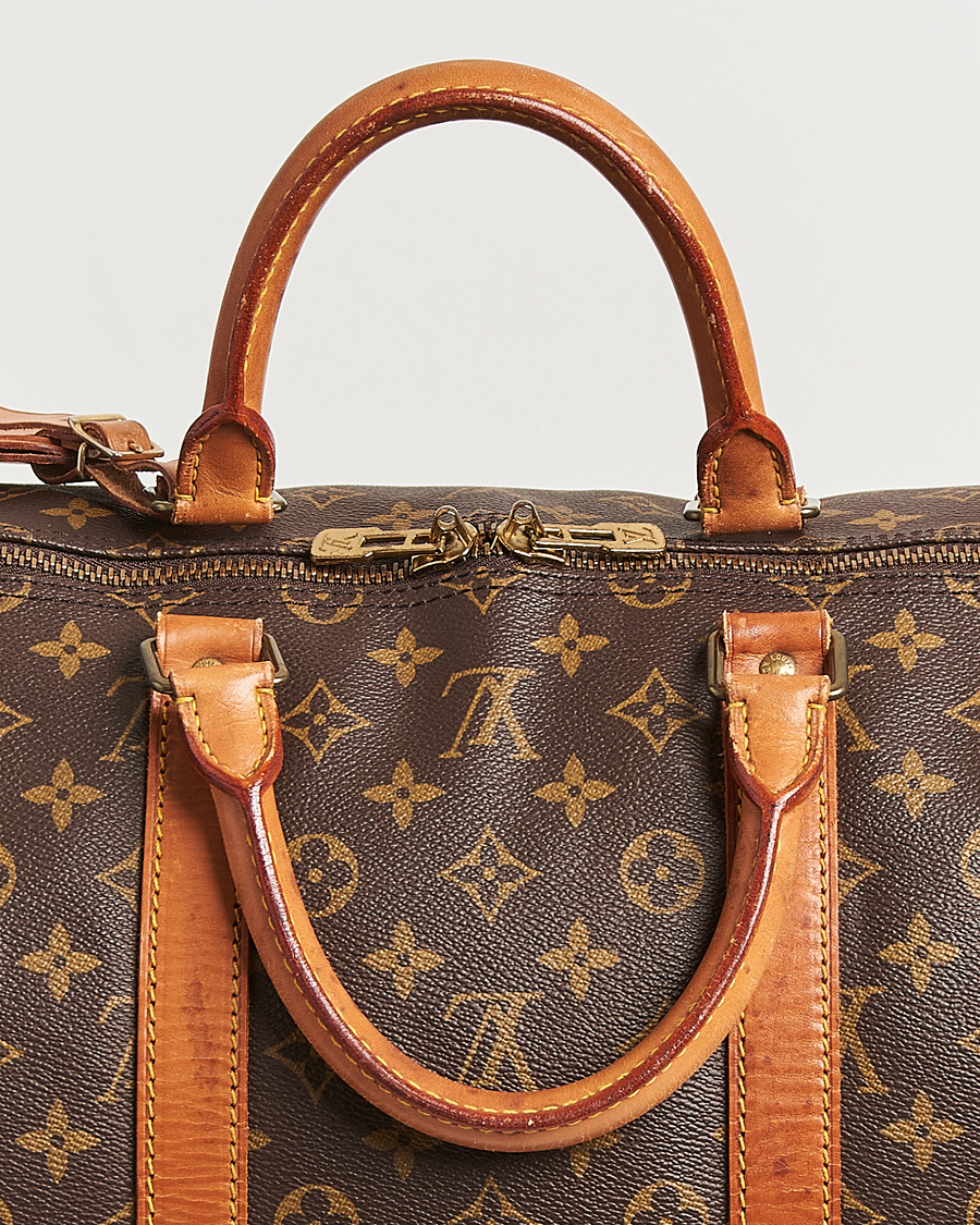 Homme | Louis Vuitton Pre-Owned Keepall Bandoulière 55 Monogram | Louis Vuitton Pre-Owned | Keepall Bandoulière 55 Monogram