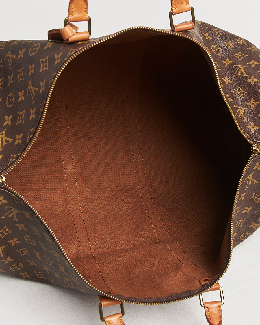 Homme | Louis Vuitton Pre-Owned Keepall Bandoulière 55 Monogram | Louis Vuitton Pre-Owned | Keepall Bandoulière 55 Monogram