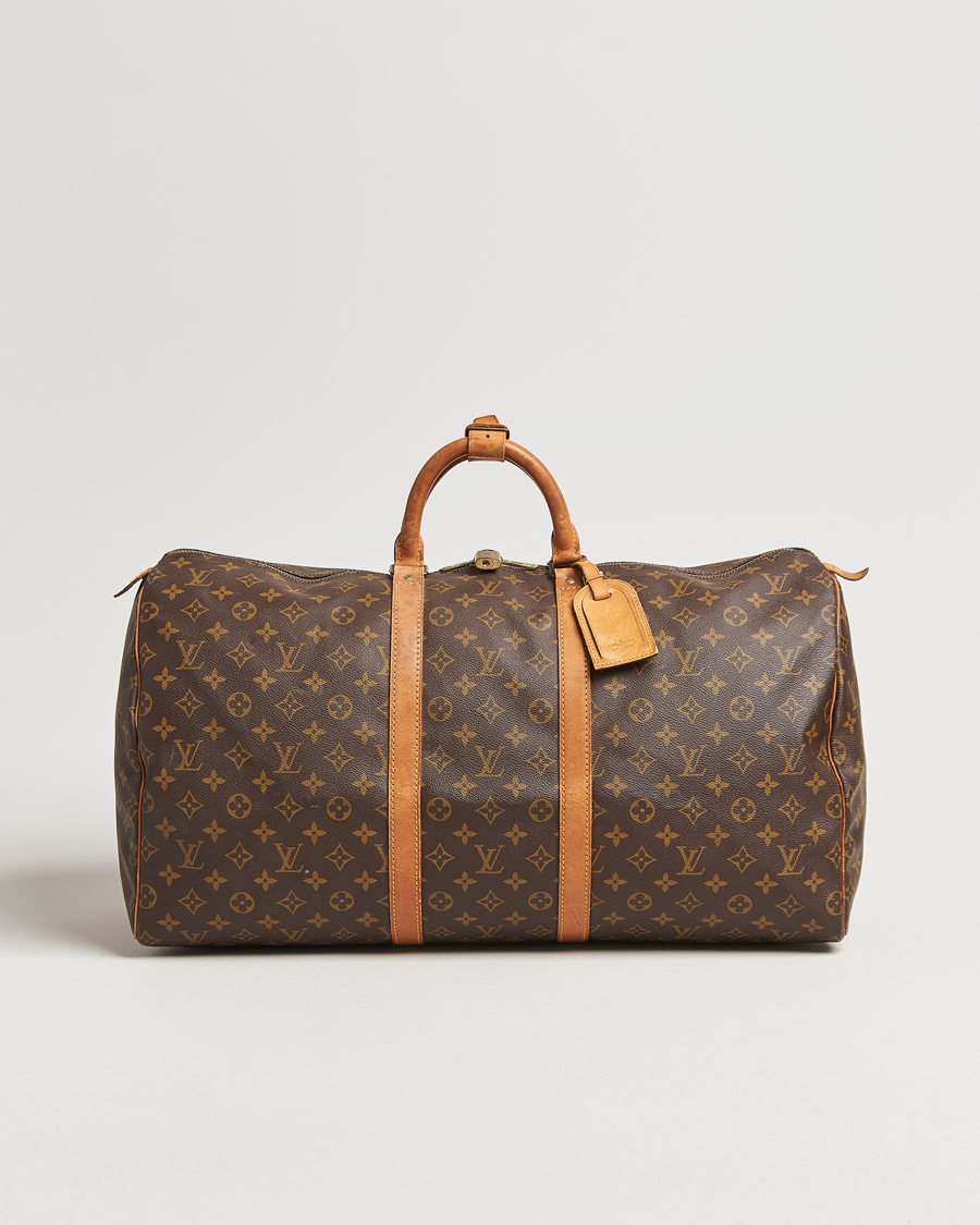 Homme | Louis Vuitton Pre-Owned Keepall 55 Monogram | Louis Vuitton Pre-Owned | Keepall 55 Monogram