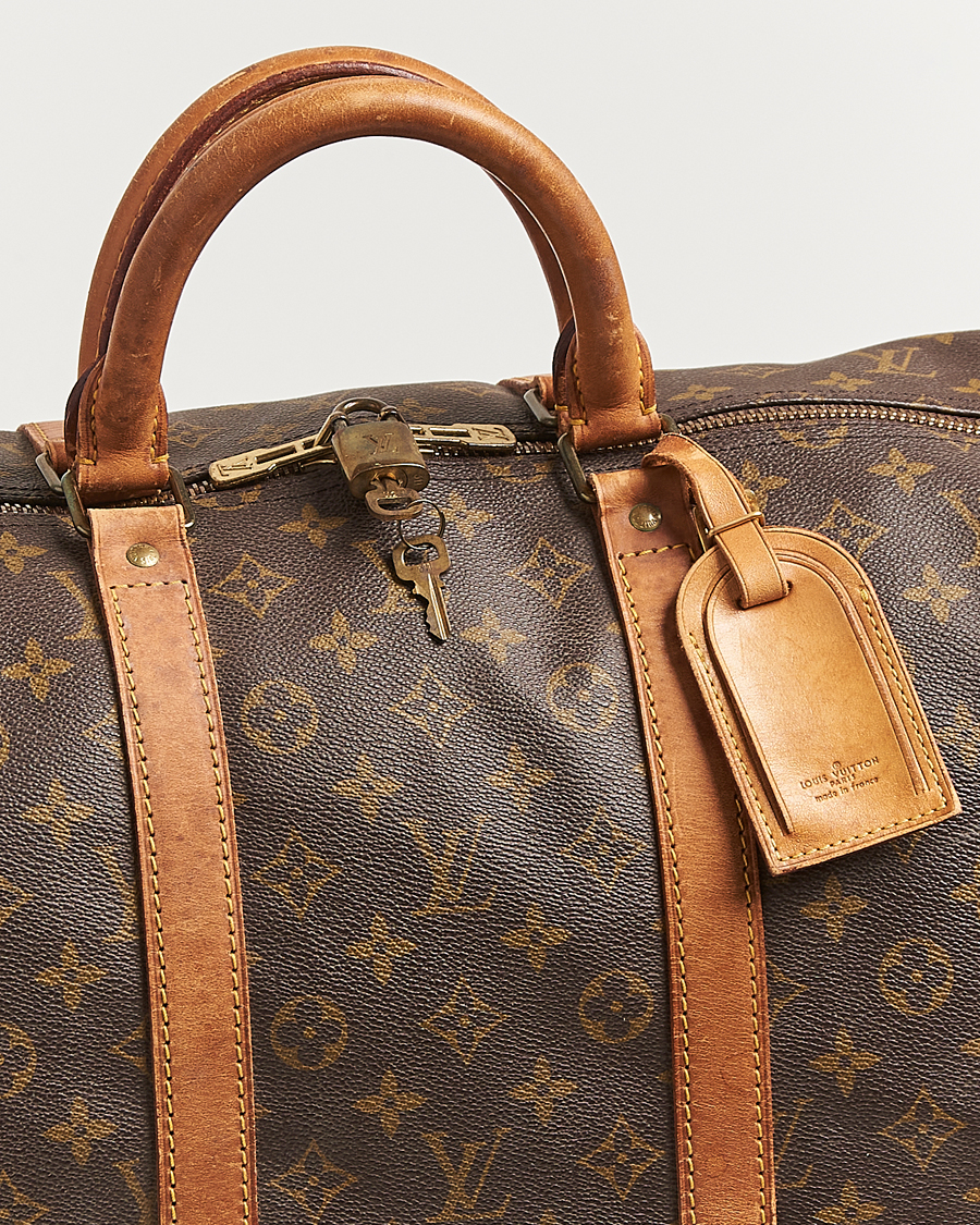 Homme | Louis Vuitton Pre-Owned Keepall 55 Monogram | Louis Vuitton Pre-Owned | Keepall 55 Monogram