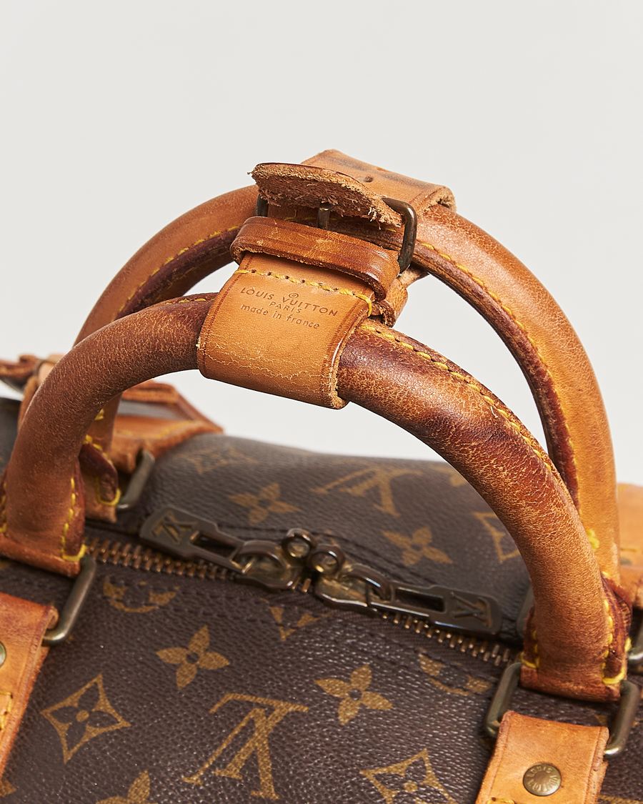 Homme | Louis Vuitton Pre-Owned Keepall Bandoulière 55 Monogram | Louis Vuitton Pre-Owned | Keepall Bandoulière 55 Monogram