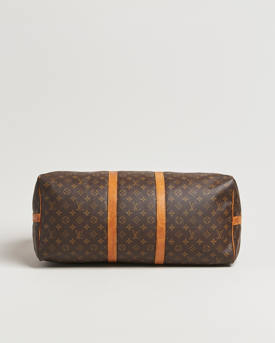 Homme | Louis Vuitton Pre-Owned Keepall Bandoulière 55 Monogram | Louis Vuitton Pre-Owned | Keepall Bandoulière 55 Monogram