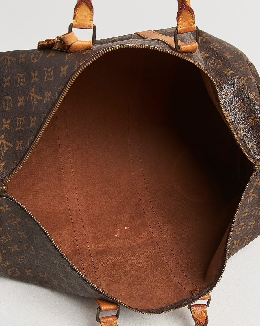 Homme | Louis Vuitton Pre-Owned Keepall Bandoulière 55 Monogram | Louis Vuitton Pre-Owned | Keepall Bandoulière 55 Monogram