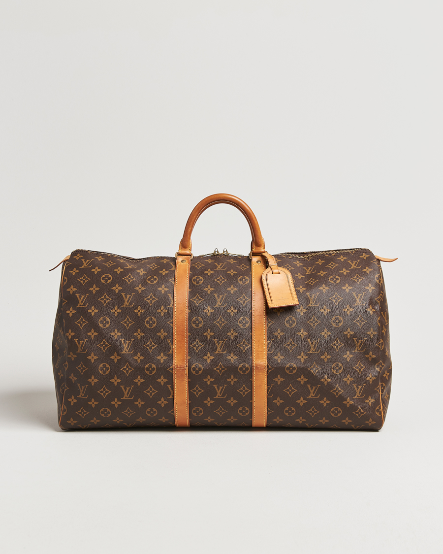 Homme | Louis Vuitton Pre-Owned Keepall 55 Monogram | Louis Vuitton Pre-Owned | Keepall 55 Monogram