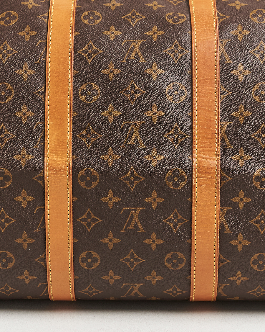 Homme | Louis Vuitton Pre-Owned Keepall 55 Monogram | Louis Vuitton Pre-Owned | Keepall 55 Monogram