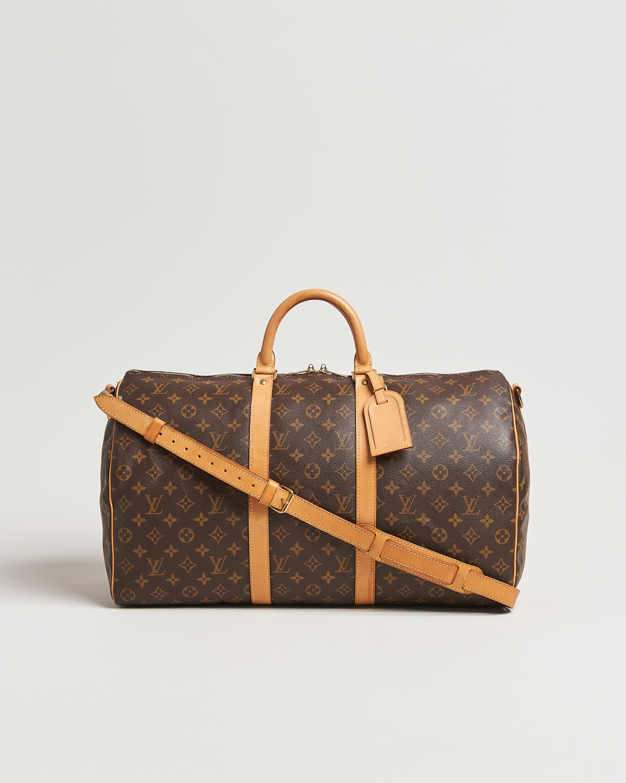 Homme | Louis Vuitton Pre-Owned Keepall Bandoulière 50 Monogram | Louis Vuitton Pre-Owned | Keepall Bandoulière 50 Monogram