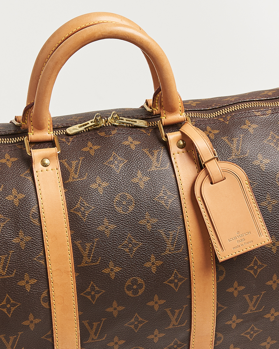 Homme | Louis Vuitton Pre-Owned Keepall Bandoulière 50 Monogram | Louis Vuitton Pre-Owned | Keepall Bandoulière 50 Monogram