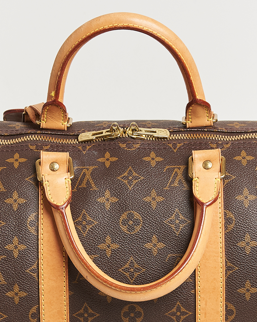 Homme | Louis Vuitton Pre-Owned Keepall Bandoulière 50 Monogram | Louis Vuitton Pre-Owned | Keepall Bandoulière 50 Monogram