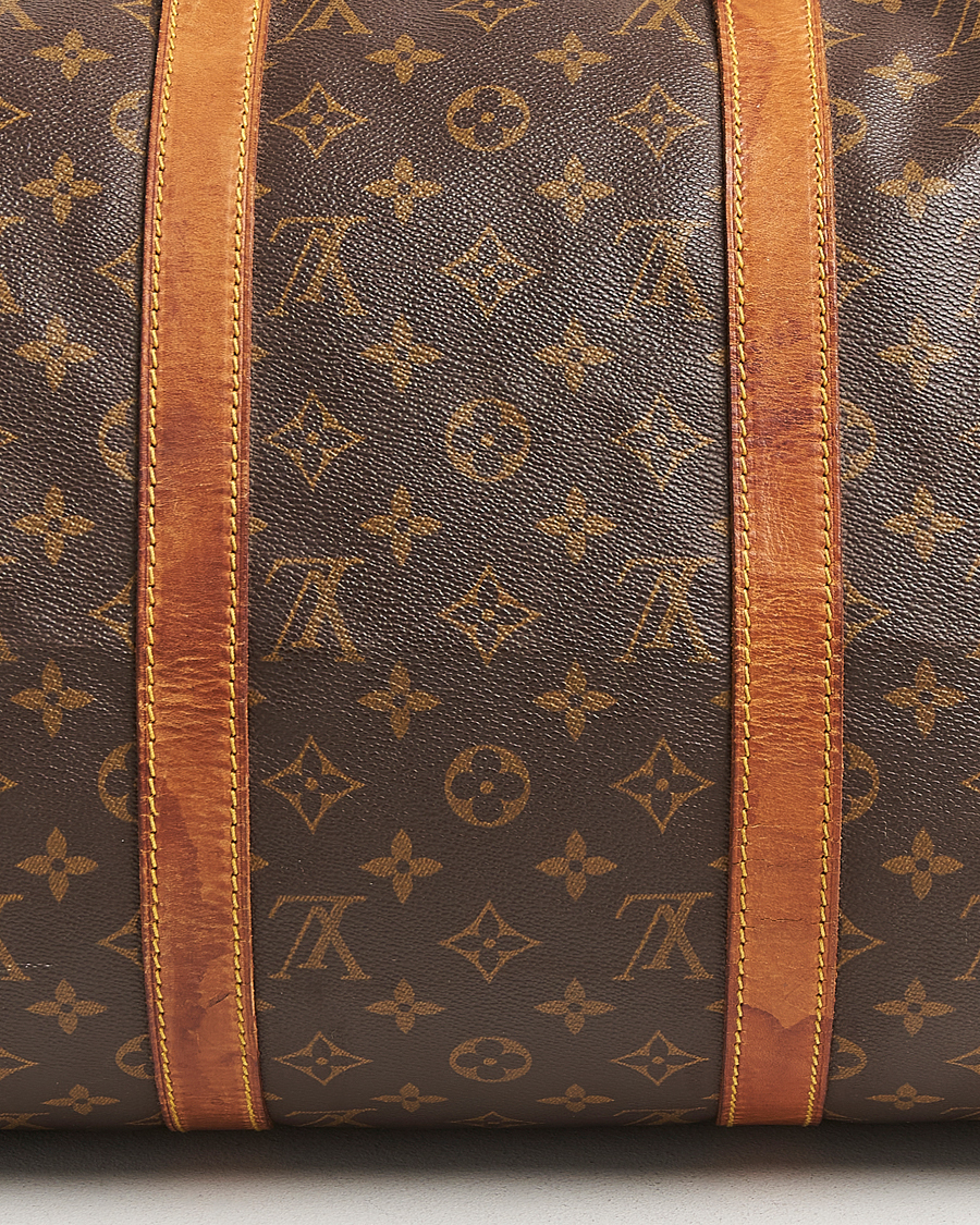 Homme | Louis Vuitton Pre-Owned Keepall Bandoulière 50 Monogram | Louis Vuitton Pre-Owned | Keepall Bandoulière 50 Monogram