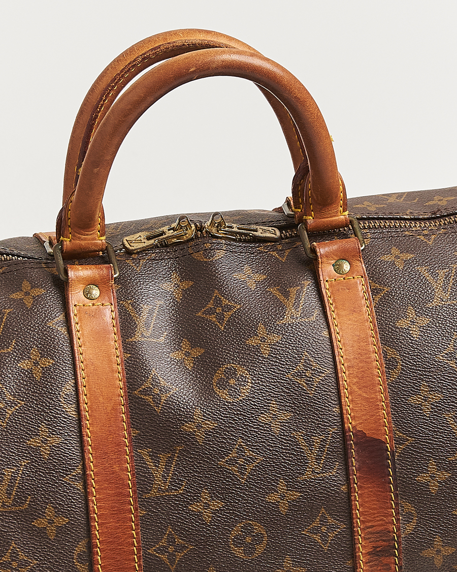 Homme | Louis Vuitton Pre-Owned Keepall Bandoulière 50 Monogram | Louis Vuitton Pre-Owned | Keepall Bandoulière 50 Monogram