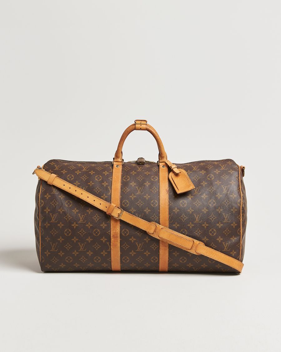 Homme | Louis Vuitton Pre-Owned Keepall Bandoulière 55 Monogram  | Louis Vuitton Pre-Owned | Keepall Bandoulière 55 Monogram 