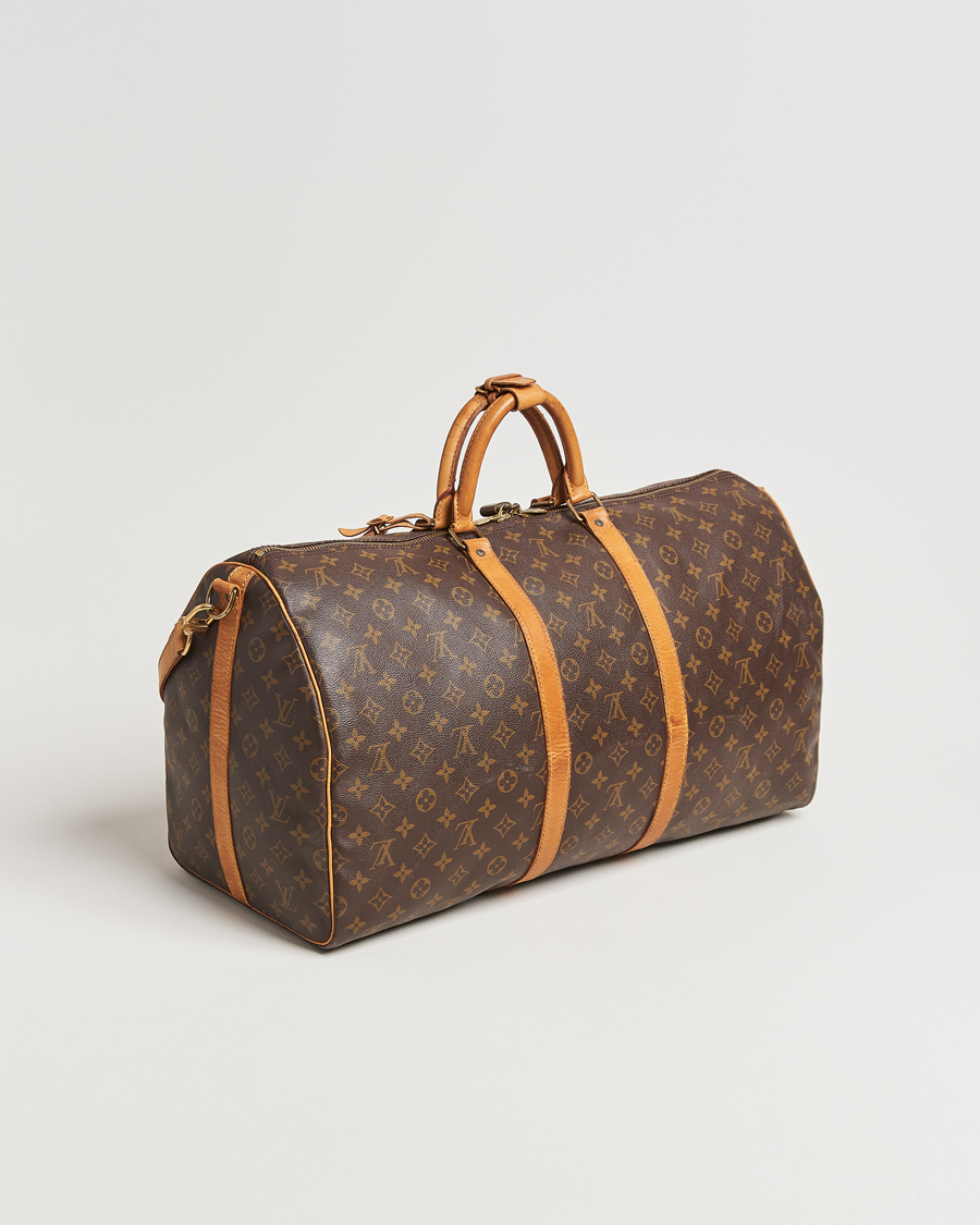Homme | Louis Vuitton Pre-Owned Keepall Bandoulière 55 Monogram  | Louis Vuitton Pre-Owned | Keepall Bandoulière 55 Monogram 