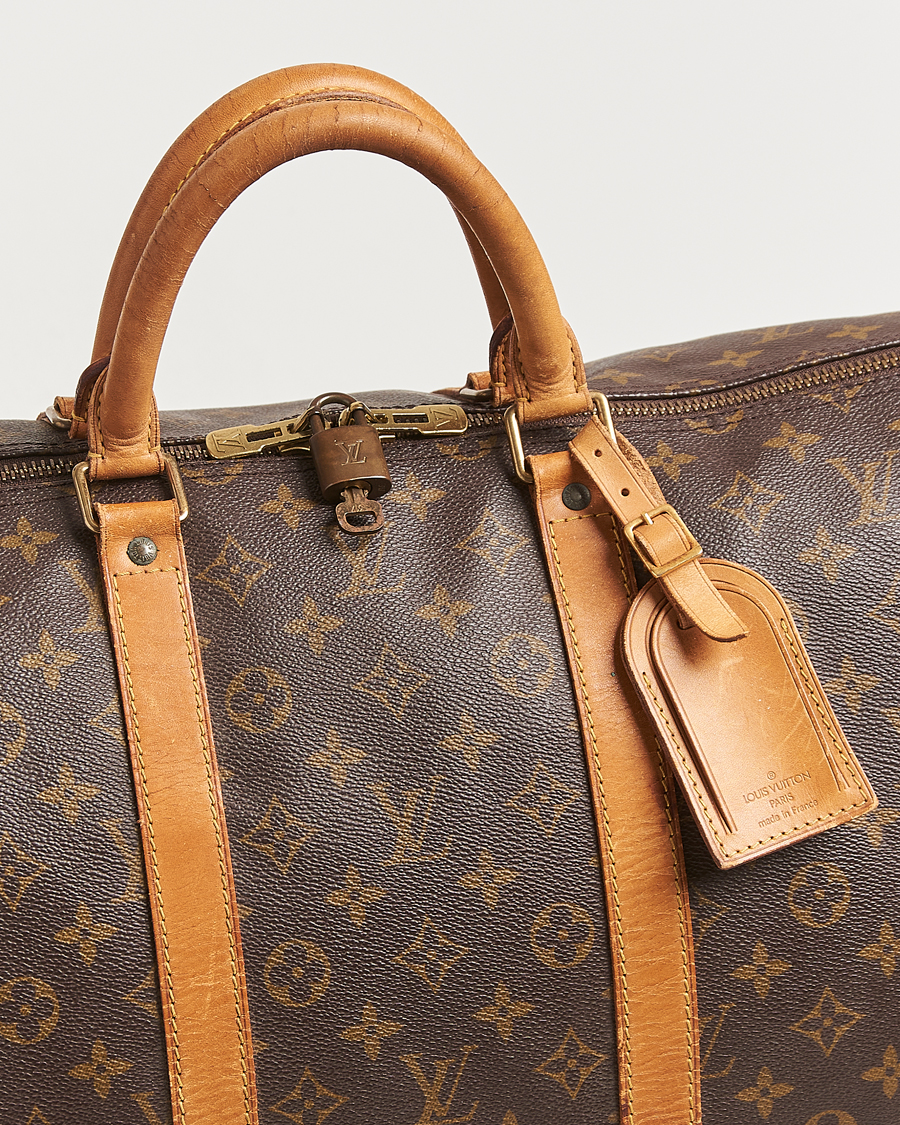 Homme | Louis Vuitton Pre-Owned Keepall Bandoulière 55 Monogram  | Louis Vuitton Pre-Owned | Keepall Bandoulière 55 Monogram 