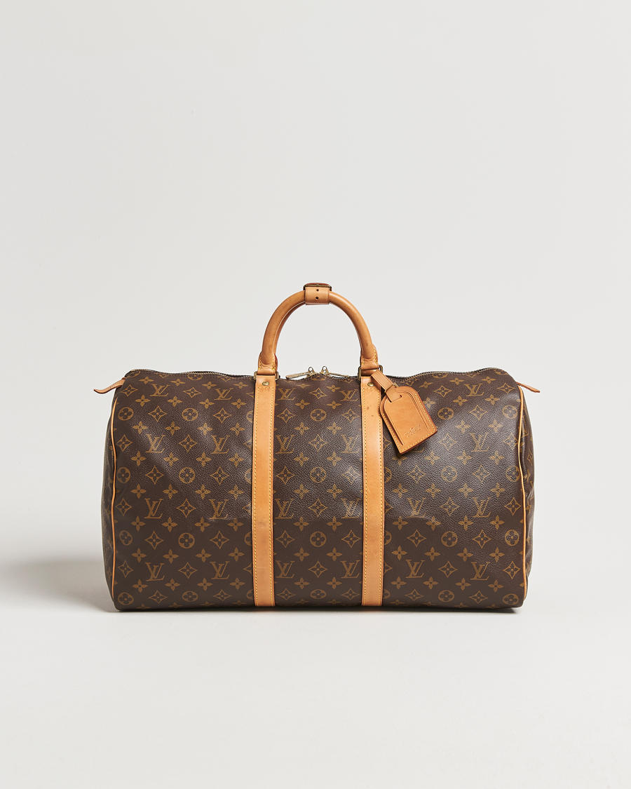 Homme | Louis Vuitton Pre-Owned Keepall 50 Monogram | Louis Vuitton Pre-Owned | Keepall 50 Monogram