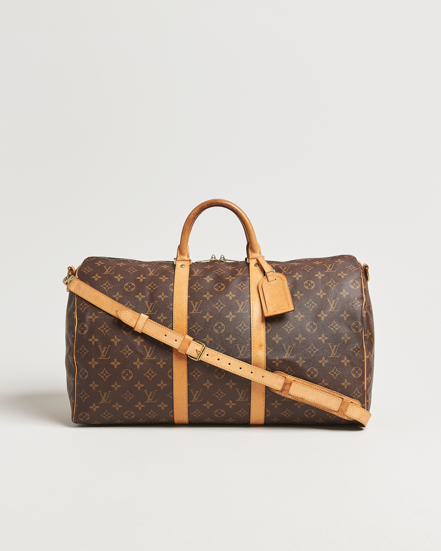Homme | Louis Vuitton Pre-Owned Keepall Bandoulière 50 Monogram | Louis Vuitton Pre-Owned | Keepall Bandoulière 50 Monogram