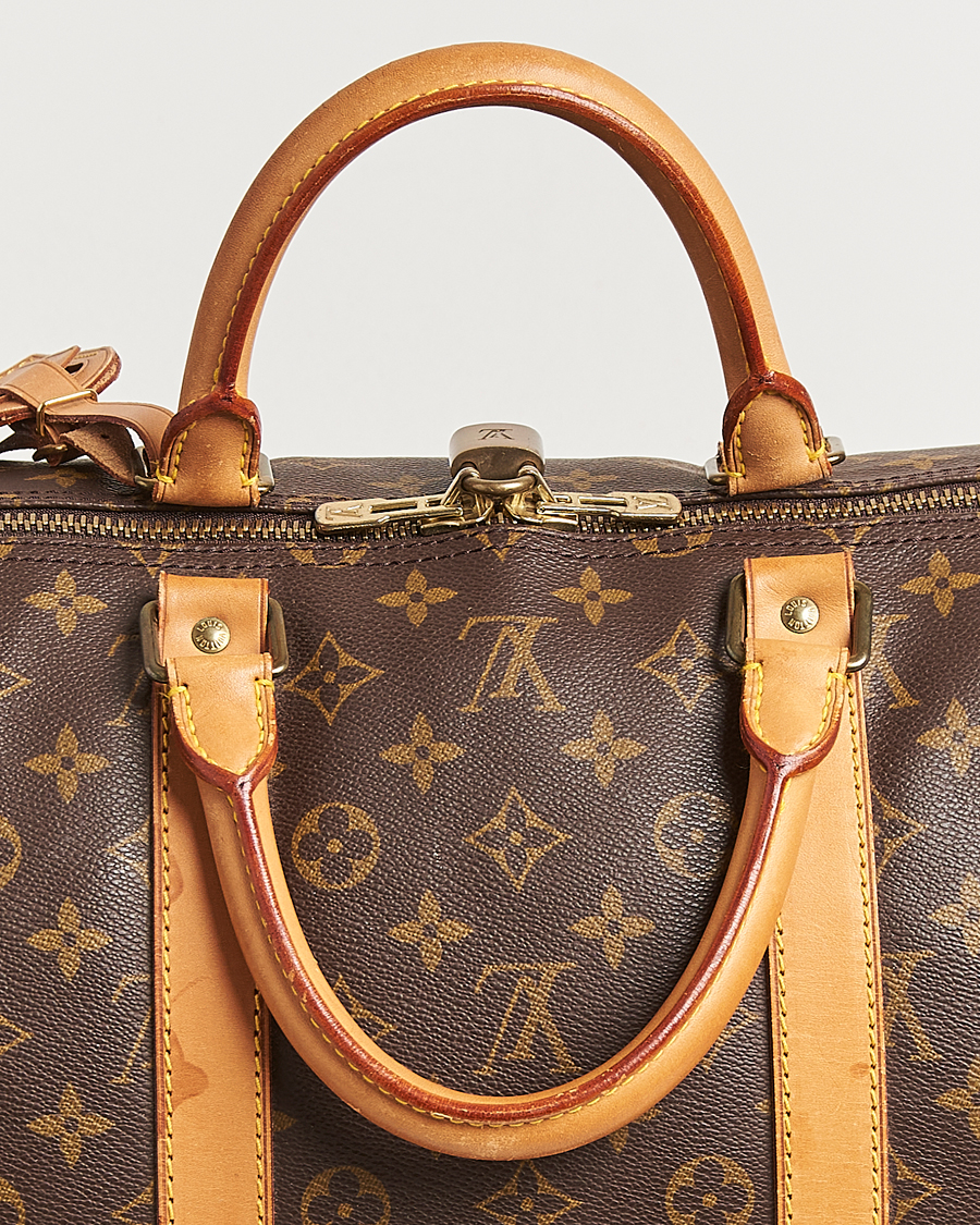 Homme | Louis Vuitton Pre-Owned Keepall Bandoulière 55 Monogram | Louis Vuitton Pre-Owned | Keepall Bandoulière 55 Monogram