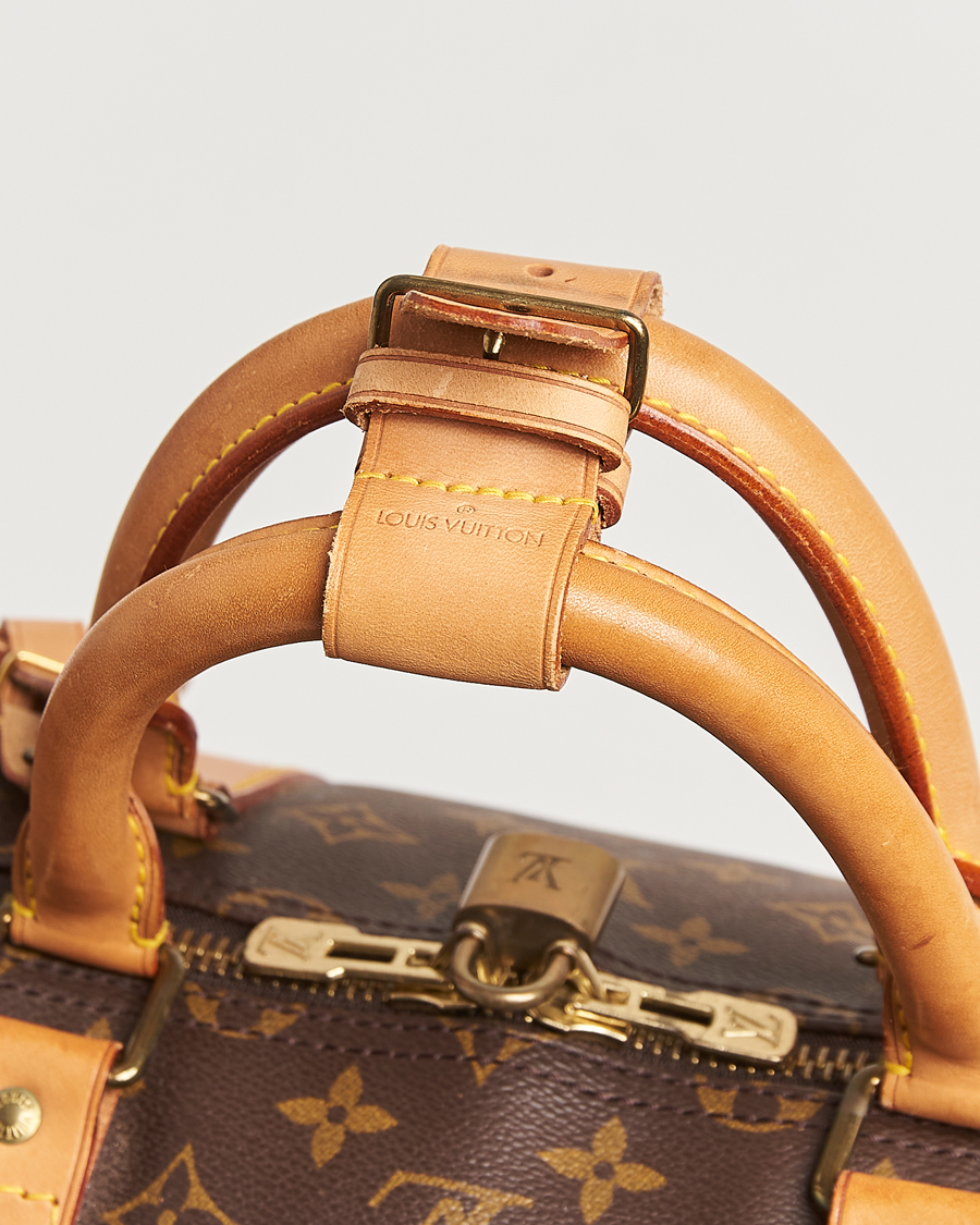 Homme | Louis Vuitton Pre-Owned Keepall Bandoulière 55 Monogram | Louis Vuitton Pre-Owned | Keepall Bandoulière 55 Monogram