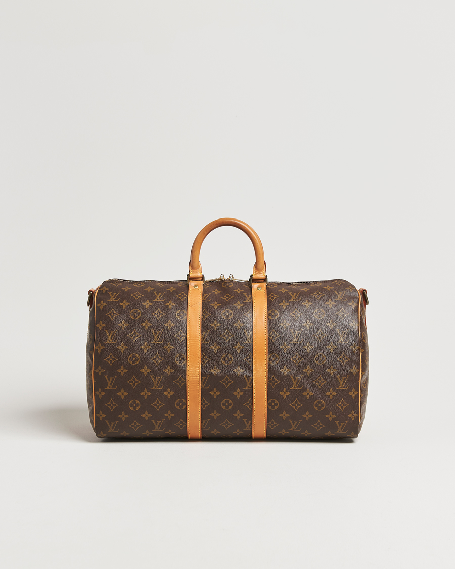 Homme | Louis Vuitton Pre-Owned Keepall Bandoulière 45 Monogram | Louis Vuitton Pre-Owned | Keepall Bandoulière 45 Monogram