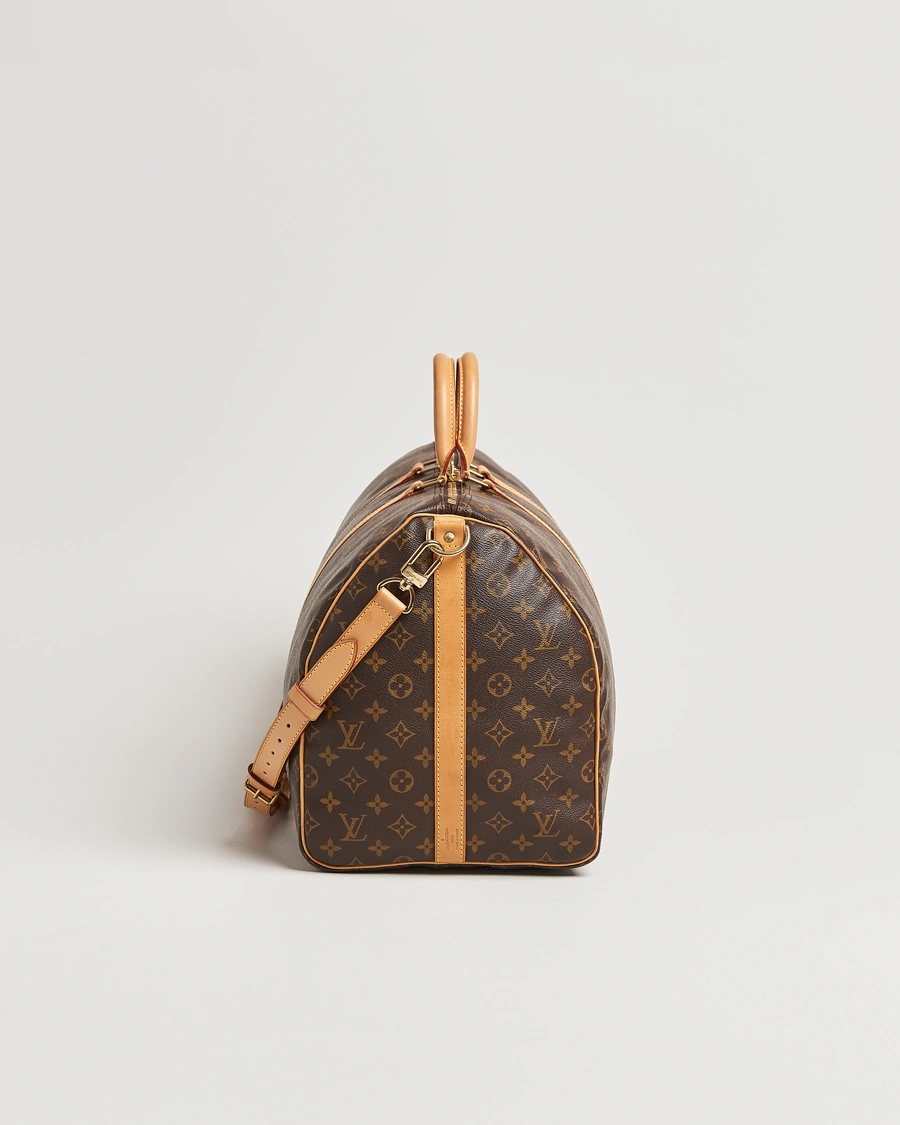 Homme | Louis Vuitton Pre-Owned Keepall Bandoulière 55 Monogram | Louis Vuitton Pre-Owned | Keepall Bandoulière 55 Monogram