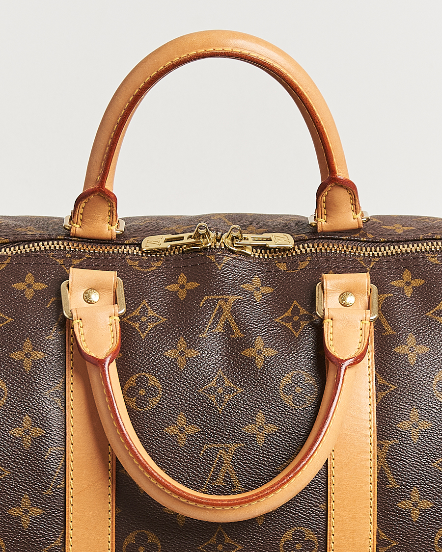 Homme | Louis Vuitton Pre-Owned Keepall Bandoulière 55 Monogram | Louis Vuitton Pre-Owned | Keepall Bandoulière 55 Monogram
