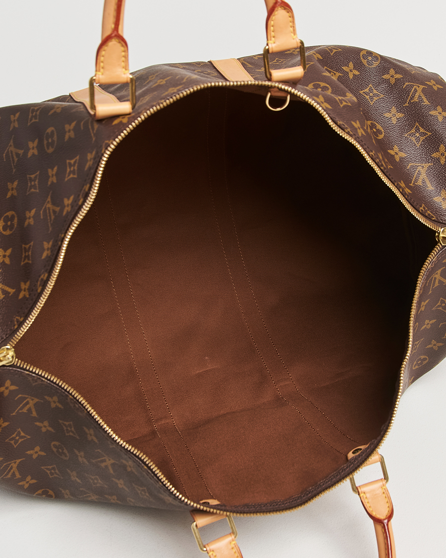 Homme | Louis Vuitton Pre-Owned Keepall Bandoulière 55 Monogram | Louis Vuitton Pre-Owned | Keepall Bandoulière 55 Monogram