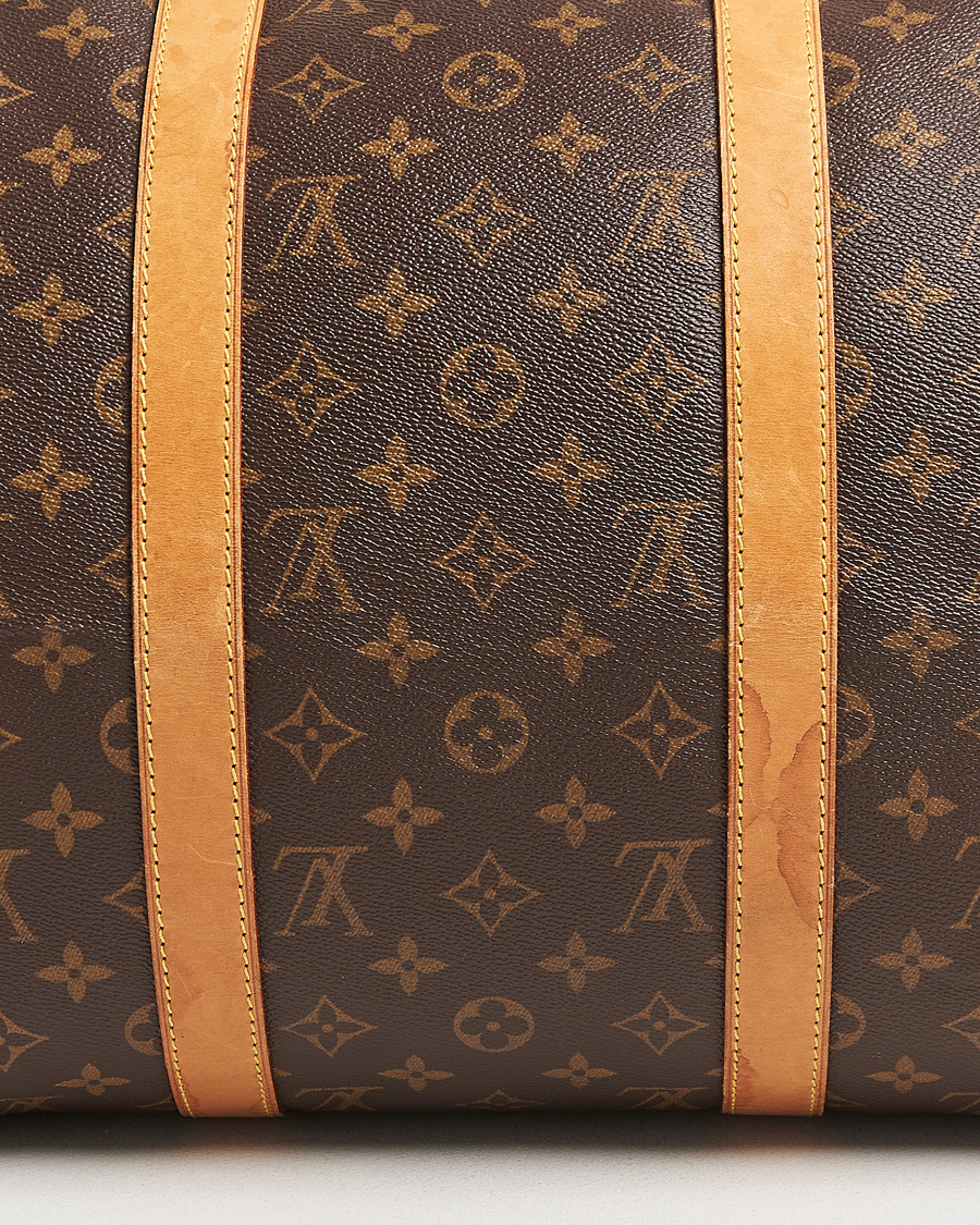 Homme | Louis Vuitton Pre-Owned Keepall Bandoulière 50 Monogram | Louis Vuitton Pre-Owned | Keepall Bandoulière 50 Monogram