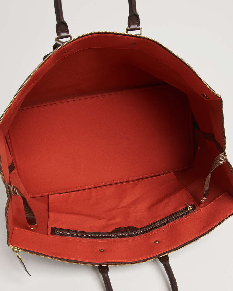 Homme | Louis Vuitton Pre-Owned Greenwich GM Travel Bag Damier Ebene | Louis Vuitton Pre-Owned | Greenwich GM Travel Bag Damier Ebene