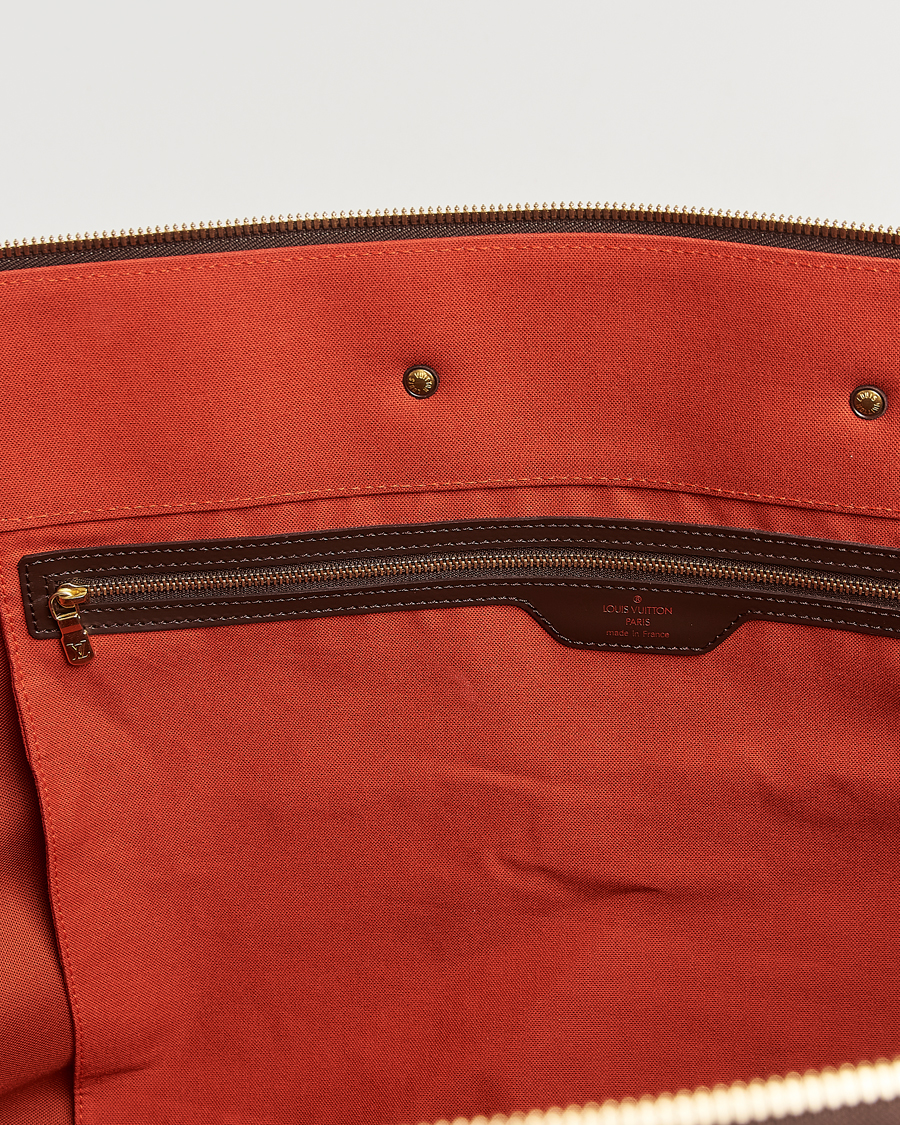 Homme | Louis Vuitton Pre-Owned Greenwich GM Travel Bag Damier Ebene | Louis Vuitton Pre-Owned | Greenwich GM Travel Bag Damier Ebene