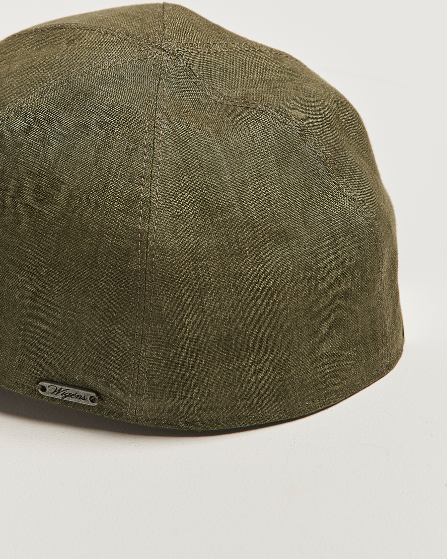 Homme | Bobs Et Casquettes | Wigéns | Baseball Linen Cap Olive