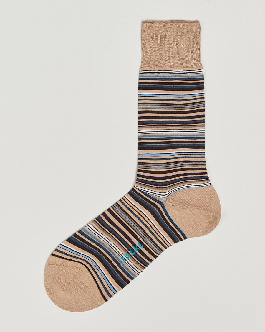 Homme | Sous-Vêtements Et Chaussettes | Falke | Micro Block Sock Beige Multi