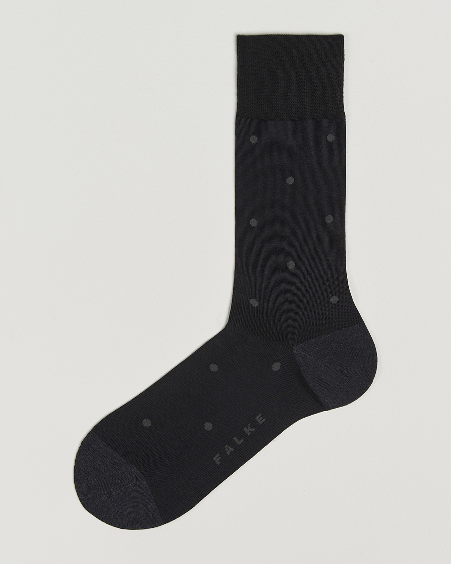 Homme | Sous-Vêtements Et Chaussettes | Falke | Cotton Dot Sock Anthracite Melange