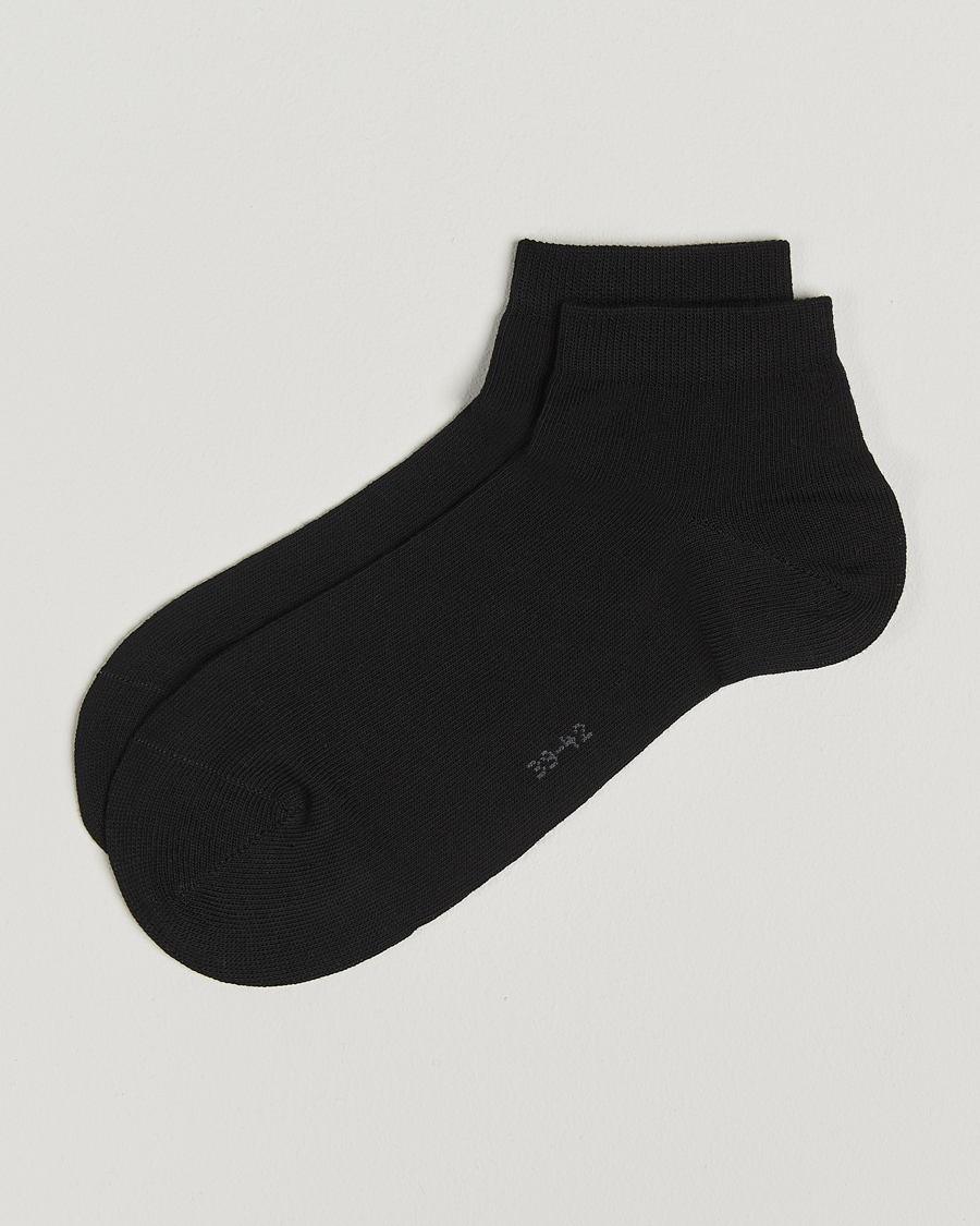 Homme | Sous-Vêtements Et Chaussettes | Falke | Happy 2-Pack Cotton Sneaker Socks Black