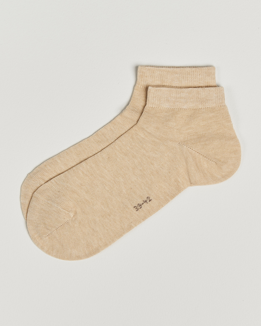 Homme | Sous-Vêtements Et Chaussettes | Falke | Happy 2-Pack Cotton Sneaker Socks Sand Melange