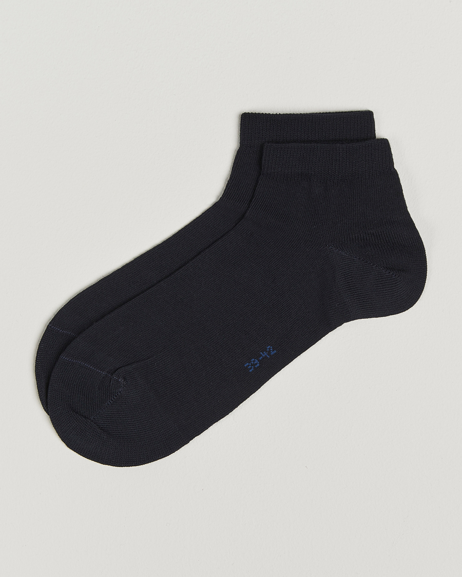 Homme | Sous-Vêtements Et Chaussettes | Falke | Happy 2-Pack Cotton Sneaker Socks Dark Navy