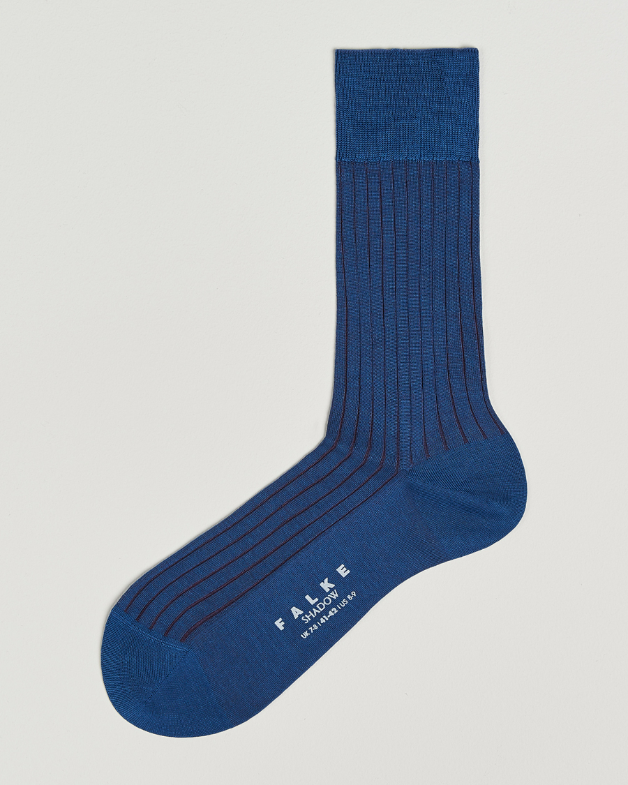 Homme | Sous-Vêtements Et Chaussettes | Falke | Shadow Stripe Sock Sapphire