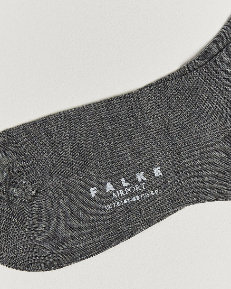 Homme | Sous-Vêtements Et Chaussettes | Falke | Airport Knee Sock Dark Grey