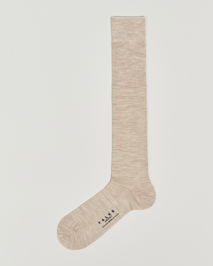 Homme | Sous-Vêtements Et Chaussettes | Falke | Airport Knee Sock Beige Melange