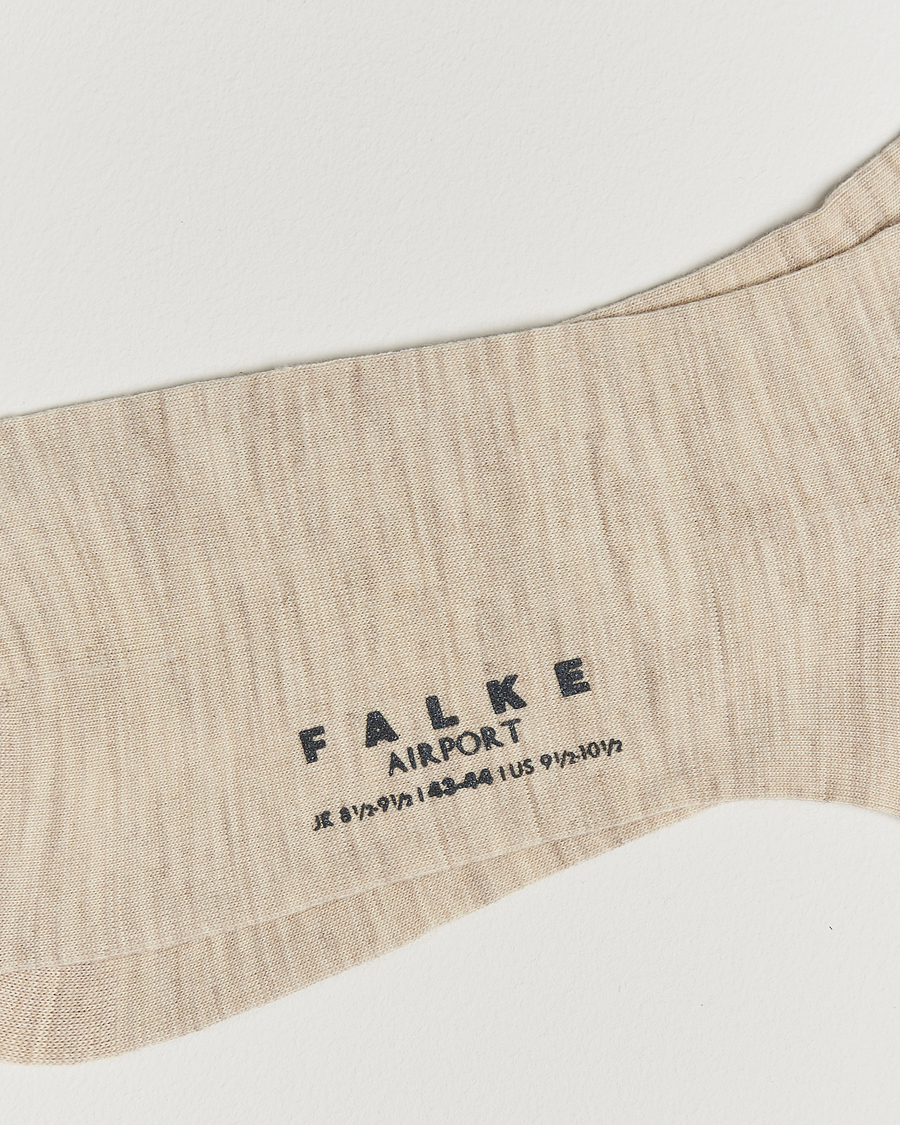 Homme | Sous-Vêtements Et Chaussettes | Falke | Airport Knee Sock Beige Melange