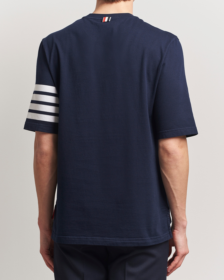 Homme | T-shirts | Thom Browne | 4-Bar T-Shirt Navy
