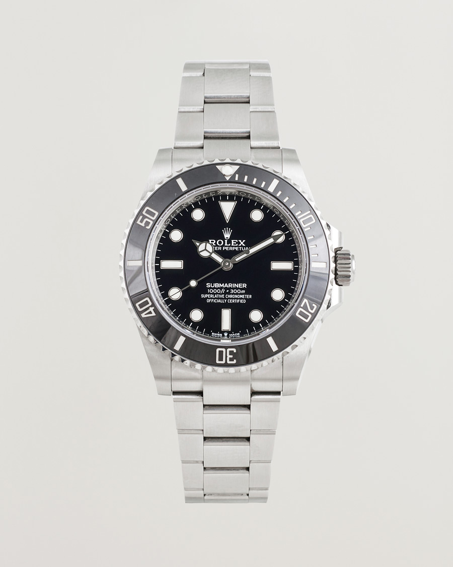 Homme | Rolex Pre-Owned Submariner 124060 Oyster Perpetual Steel Black | Rolex Pre-Owned | Submariner 124060 Oyster Perpetual Steel Black
