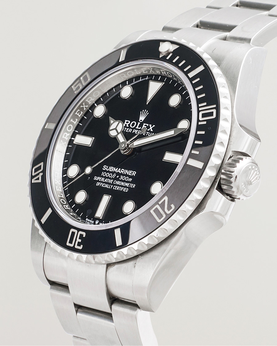 Homme | Rolex Pre-Owned Submariner 124060 Oyster Perpetual Steel Black | Rolex Pre-Owned | Submariner 124060 Oyster Perpetual Steel Black