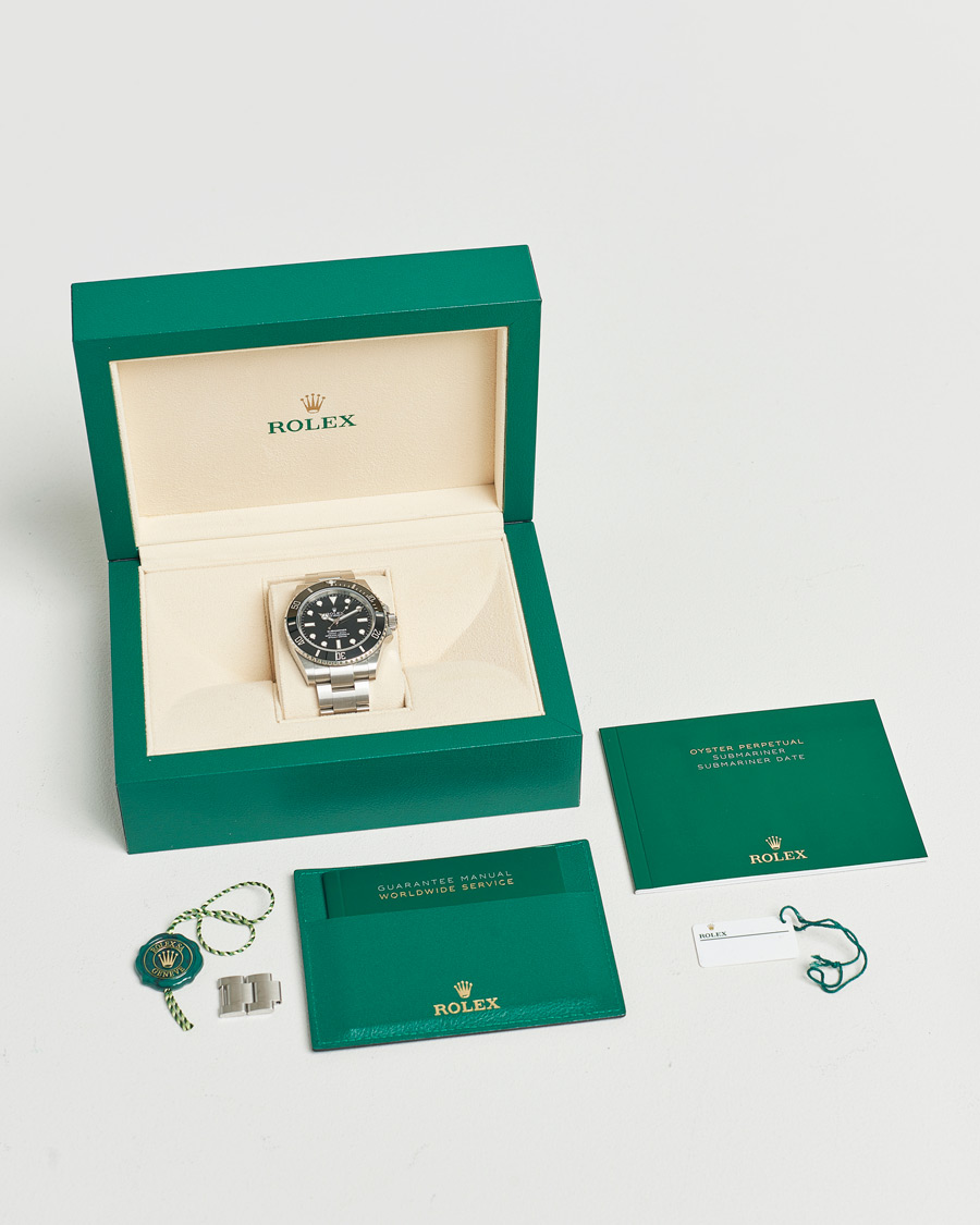 Homme | Rolex Pre-Owned Submariner 124060 Oyster Perpetual Steel Black | Rolex Pre-Owned | Submariner 124060 Oyster Perpetual Steel Black