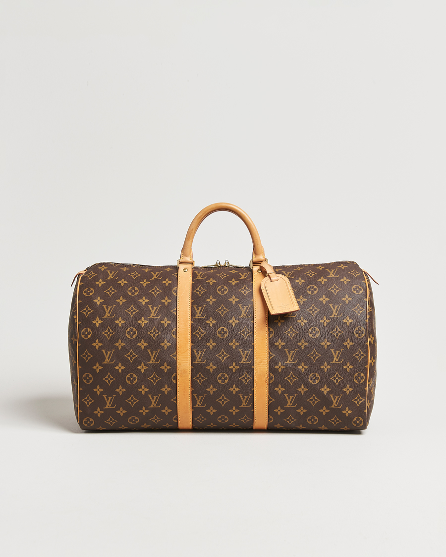 Homme | Louis Vuitton Pre-Owned Keepall 50 Monogram | Louis Vuitton Pre-Owned | Keepall 50 Monogram