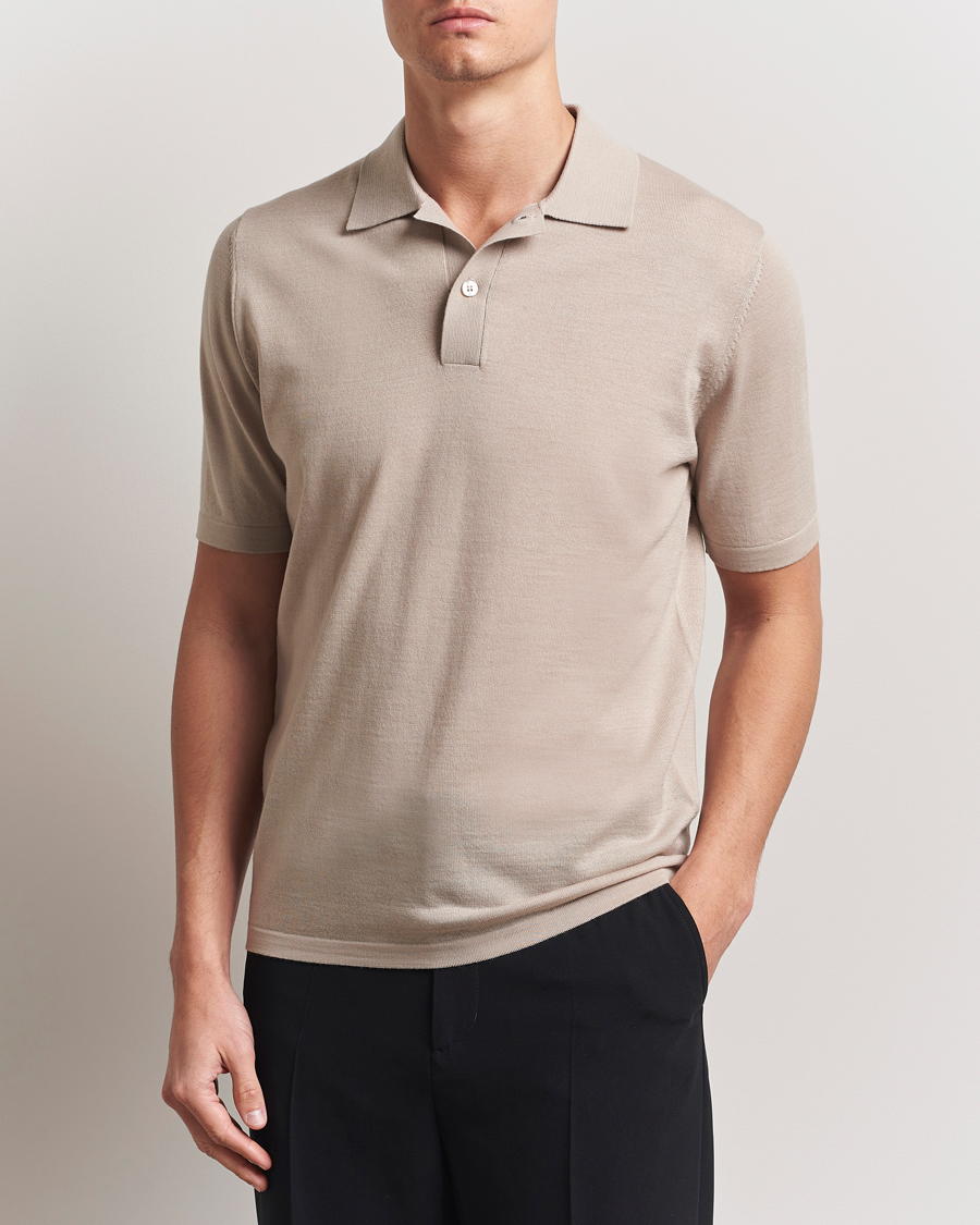 Homme | Polos | Samsøe Samsøe | Sarown Knitted Polo Pure Cashmere